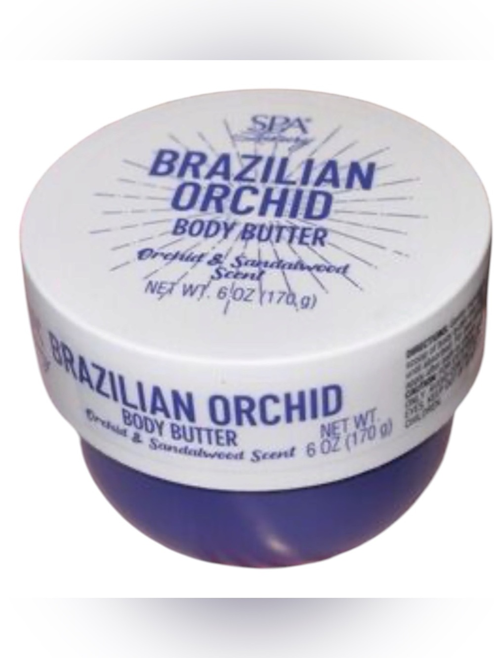 Spa Luxury Brazilian Orchid Body Butter Orchid & Sandalwood Scent
